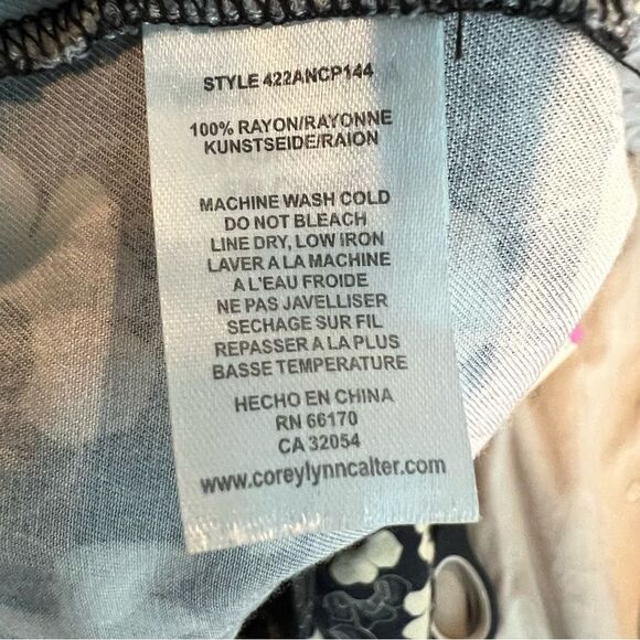 Corey Lynn Calter Floral Pleated Wide Leg Pants, sold at Anthropologie - Picture 10 of 13